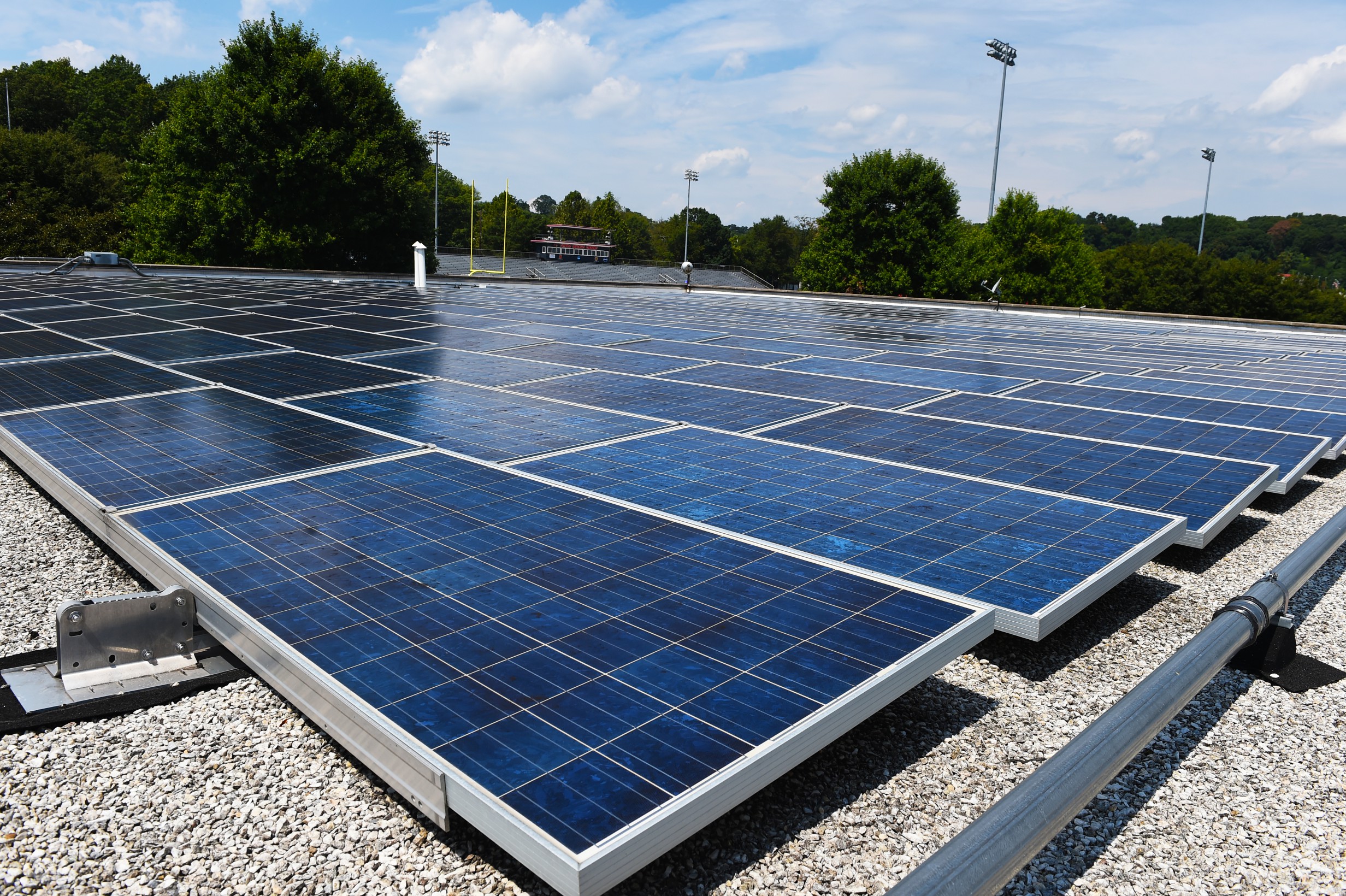 Solar Panels at DuFour Center